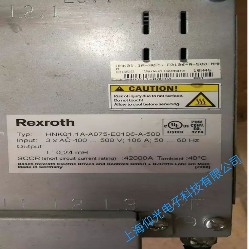 REXROTH力士樂伺服驅(qū)動(dòng)器報(bào)F3144代碼維修公司